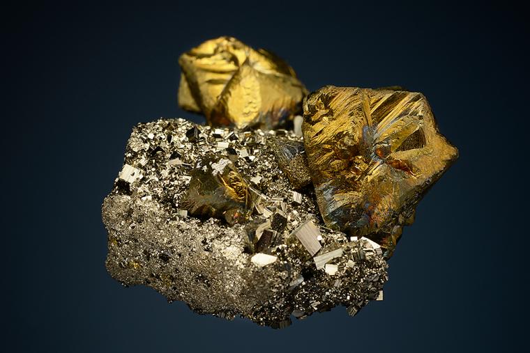 CHALCOPYRITE on PYRITE